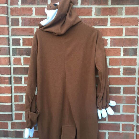 Sloth One Piece Plush Pajama Jumpsuit Adult Small - Picture 3 of 8